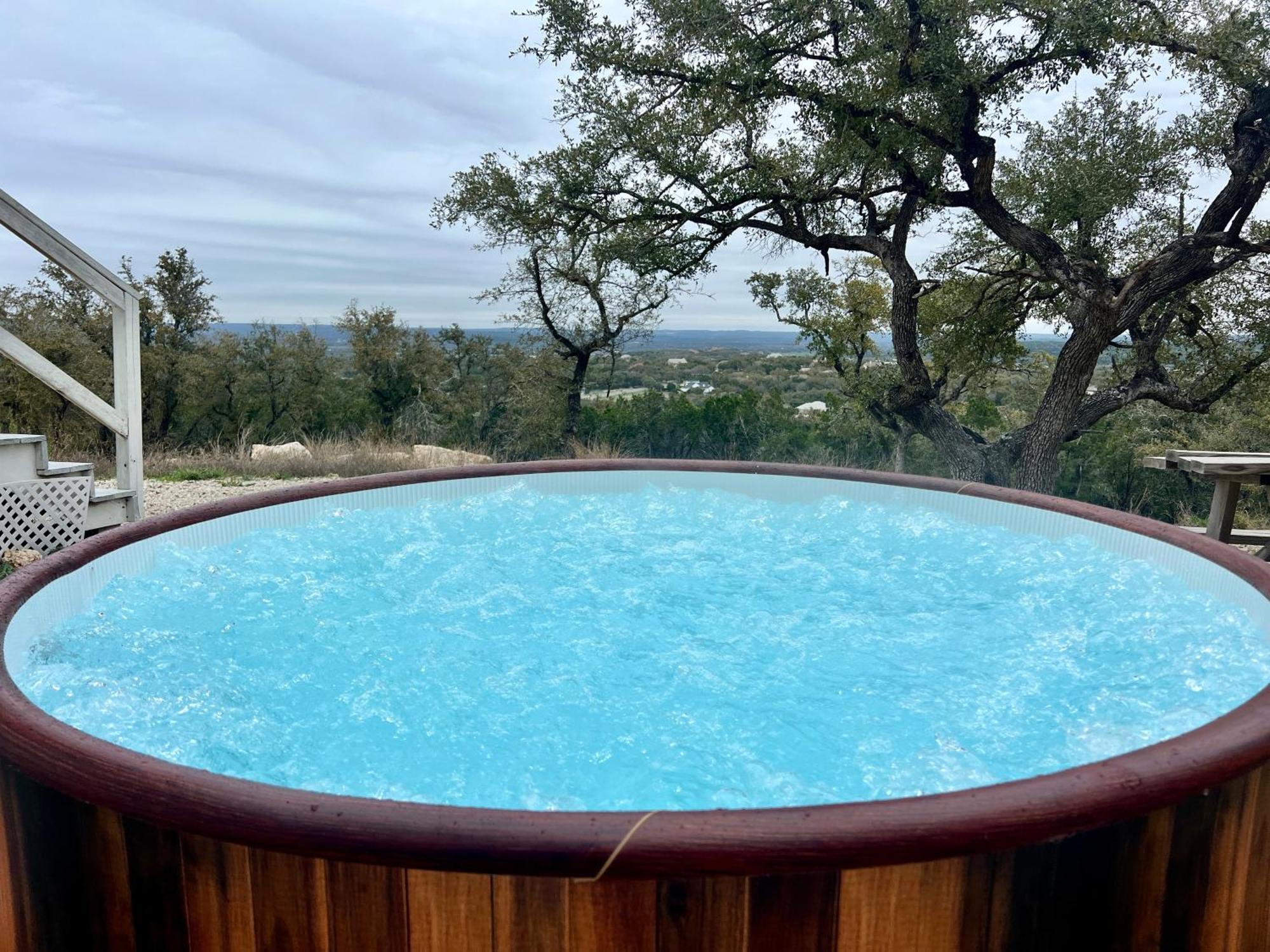 Vila The Perch- Texas Tiny Haus With Amazing Views Spring Branch Exteriér fotografie